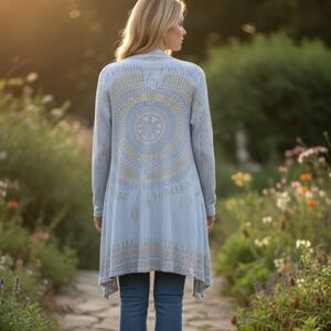 Casa Lee Bohemian Blue Cardigan